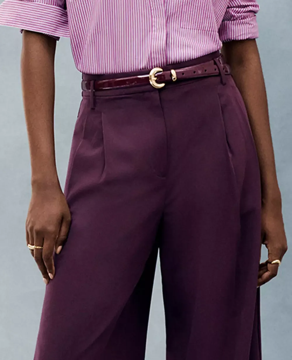 The Pleated Wide-Leg Pant