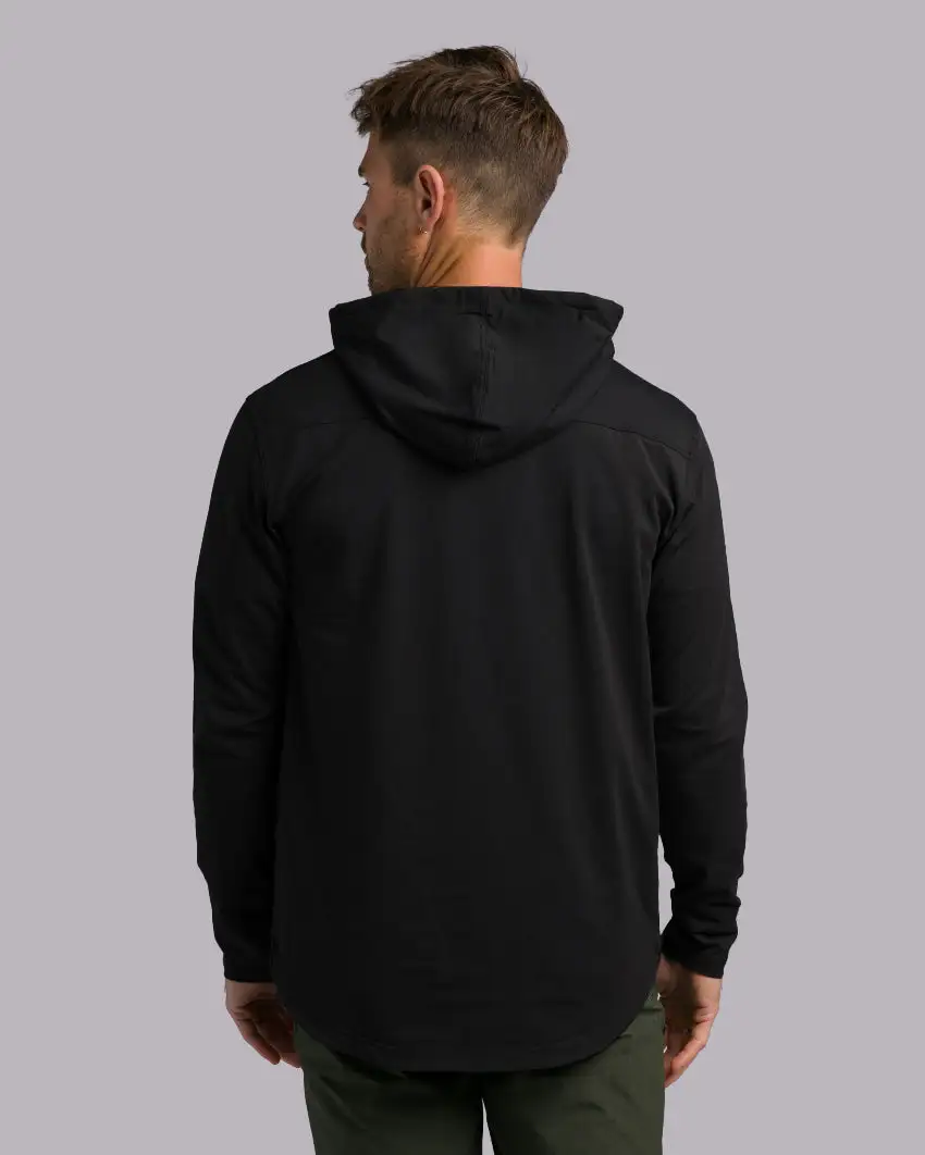 Drop-Cut: Lux Hooded Henley