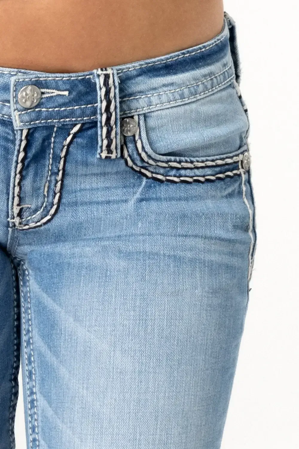 Cleo Stitched Bootcut Jeans