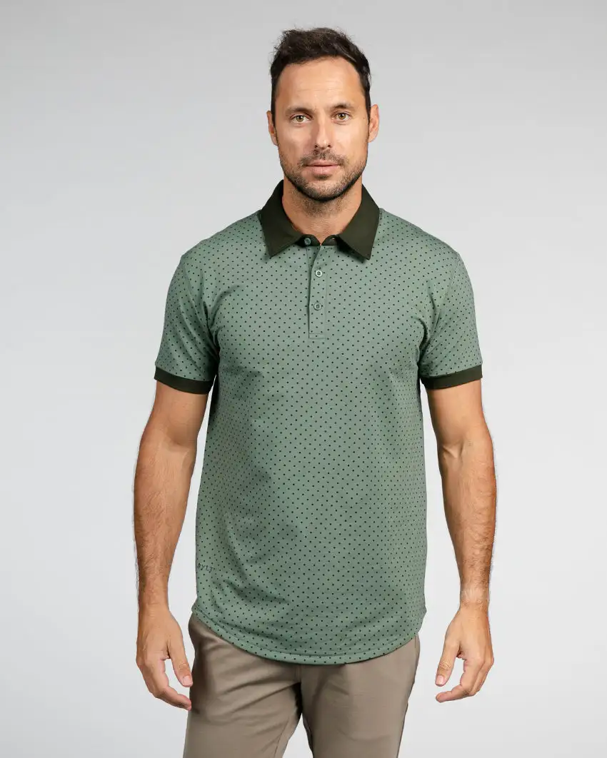 Drop-Cut: Lux Dotted Polo