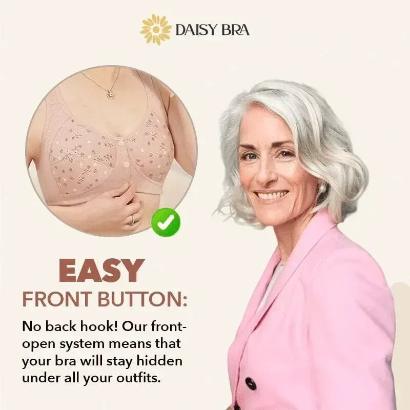 10-Pack Women's Bra - Comfortable & Convenient Front Button Bra