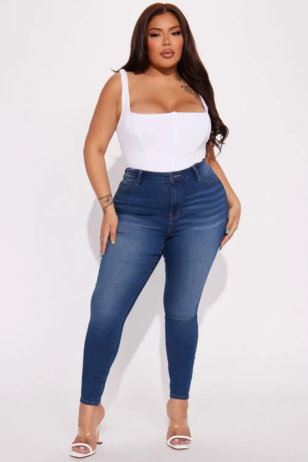 Ezra Skinny Jeans - Dark