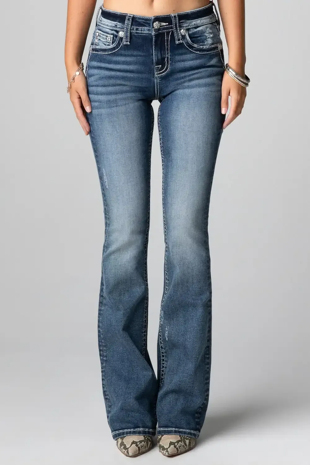 Tan M Life Bootcut Jeans