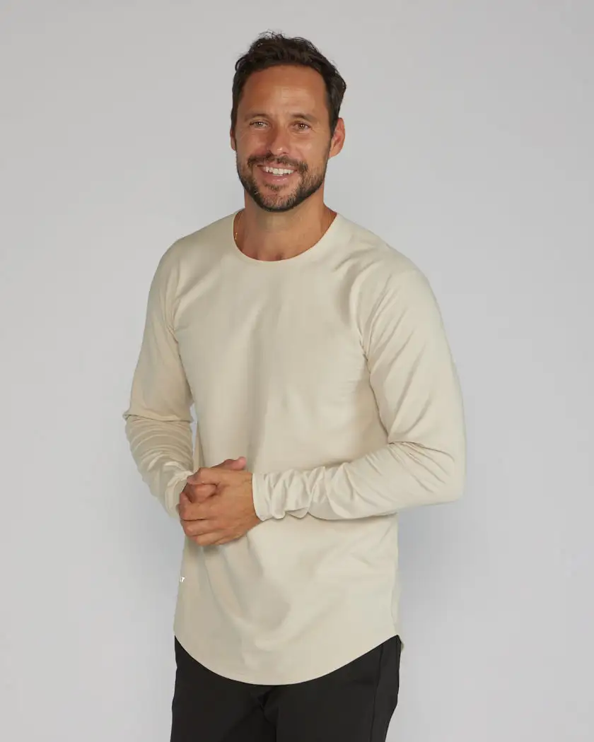 Drop-Cut Long Sleeve: Lux