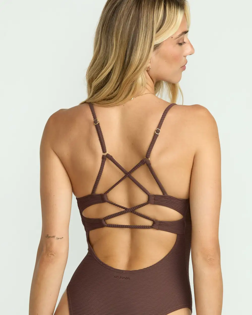 Tanlines Strappy One-Piece Swimsuit - Kona