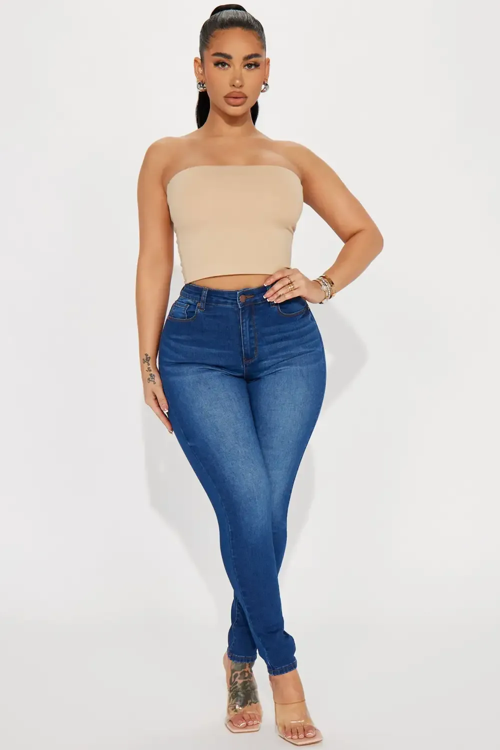 Hard To Resist Stretch Skinny Jean - Dark Wash