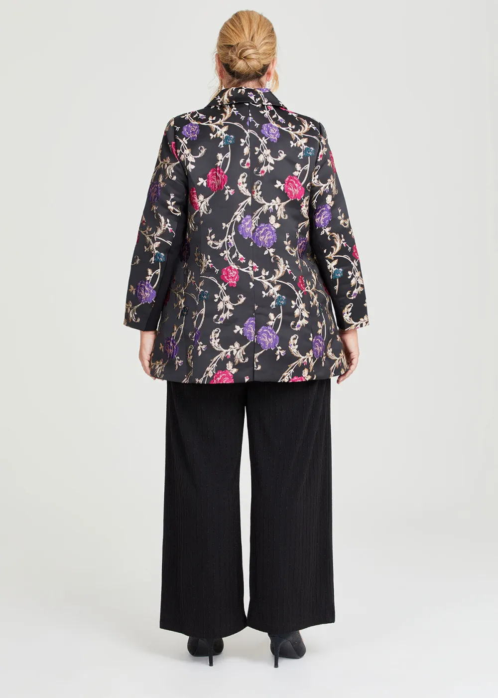 Floral Jacquard Event Jacket