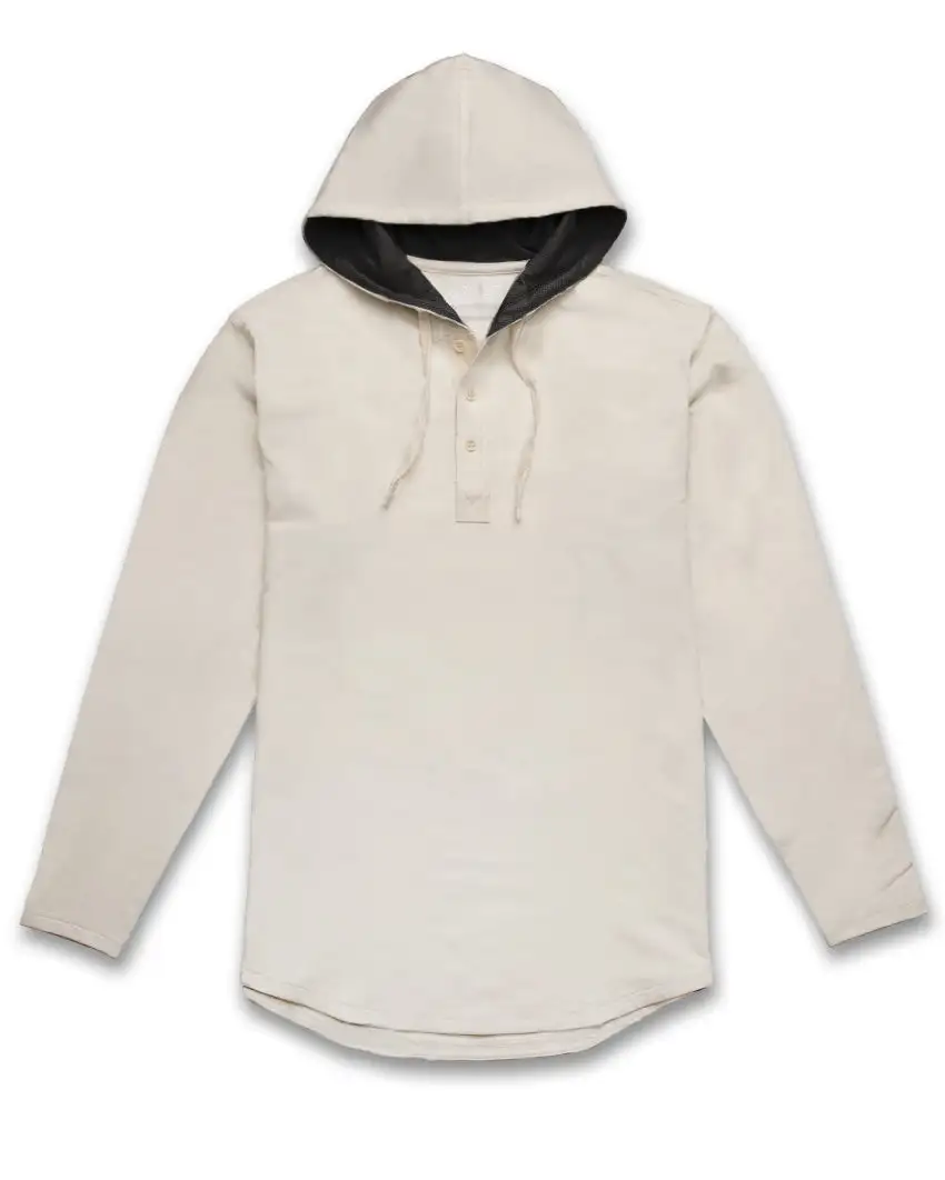 Drop-Cut: Lux Hooded Henley