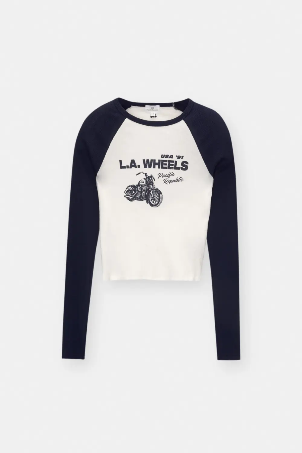 Camiseta raglán moto