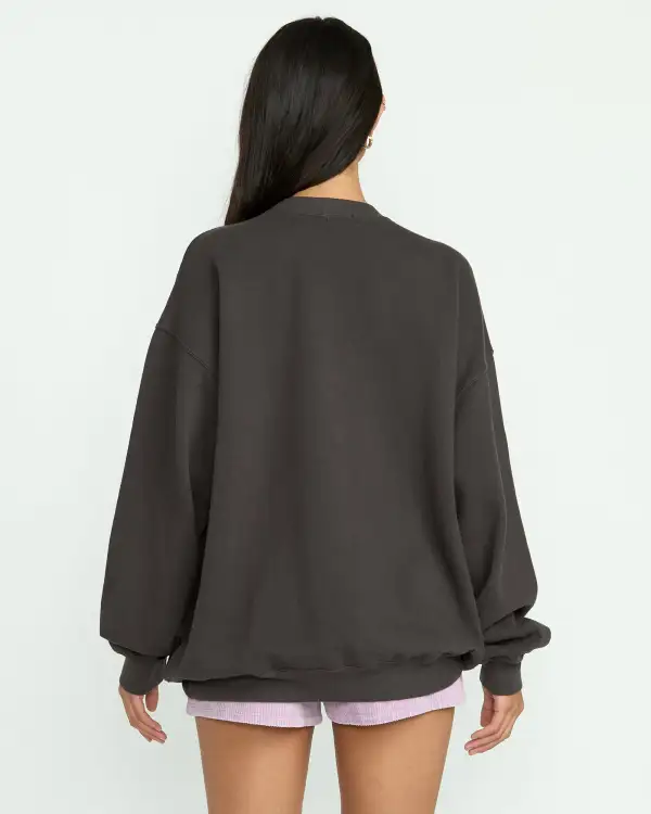 Ride In Crew Sweatshirt - Black Sands