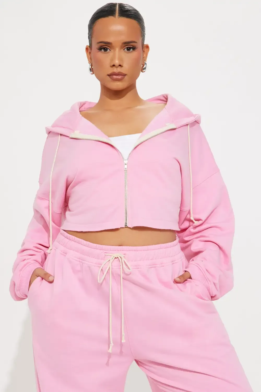 On The Way Sweatpant Set - Pink