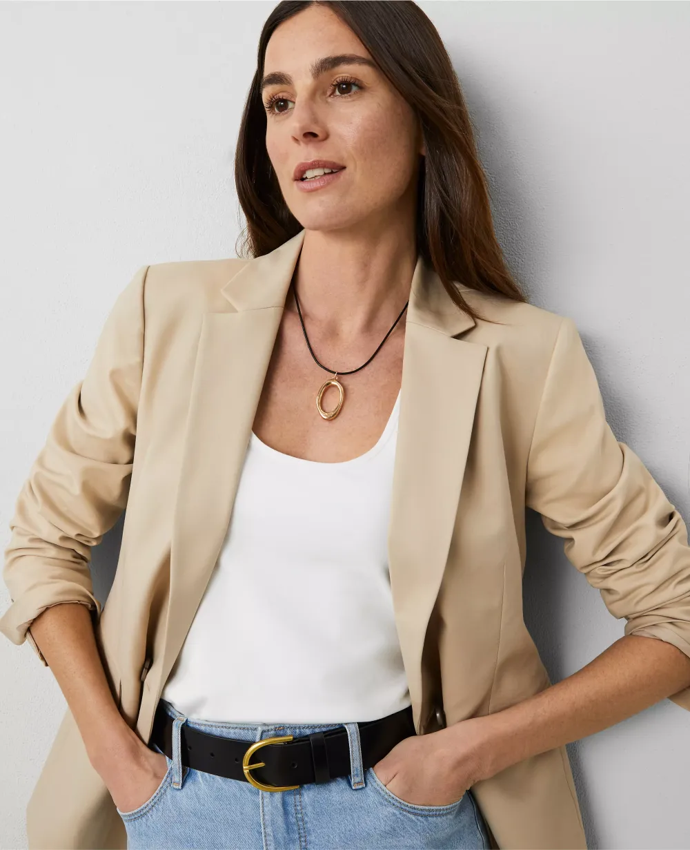 The Crosby Blazer in Doubleweave