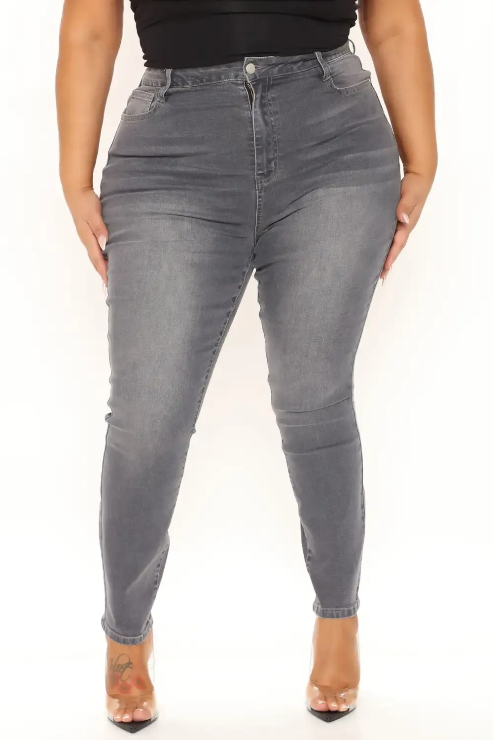 Jessica Skinny Jeans - Grey