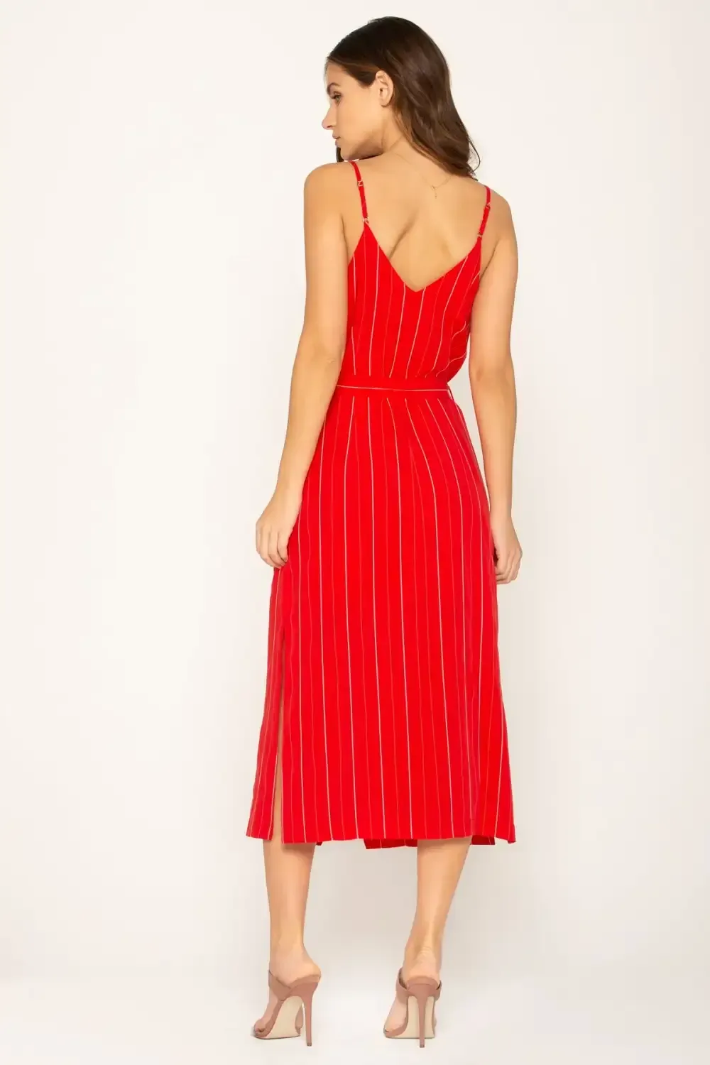 Modern Love Striped Midi Dress