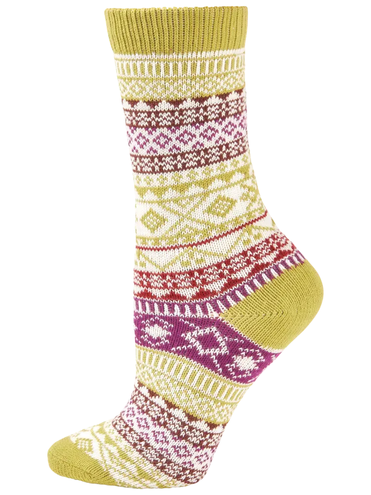 Women's Fair Isle Sock Trio Gift Set