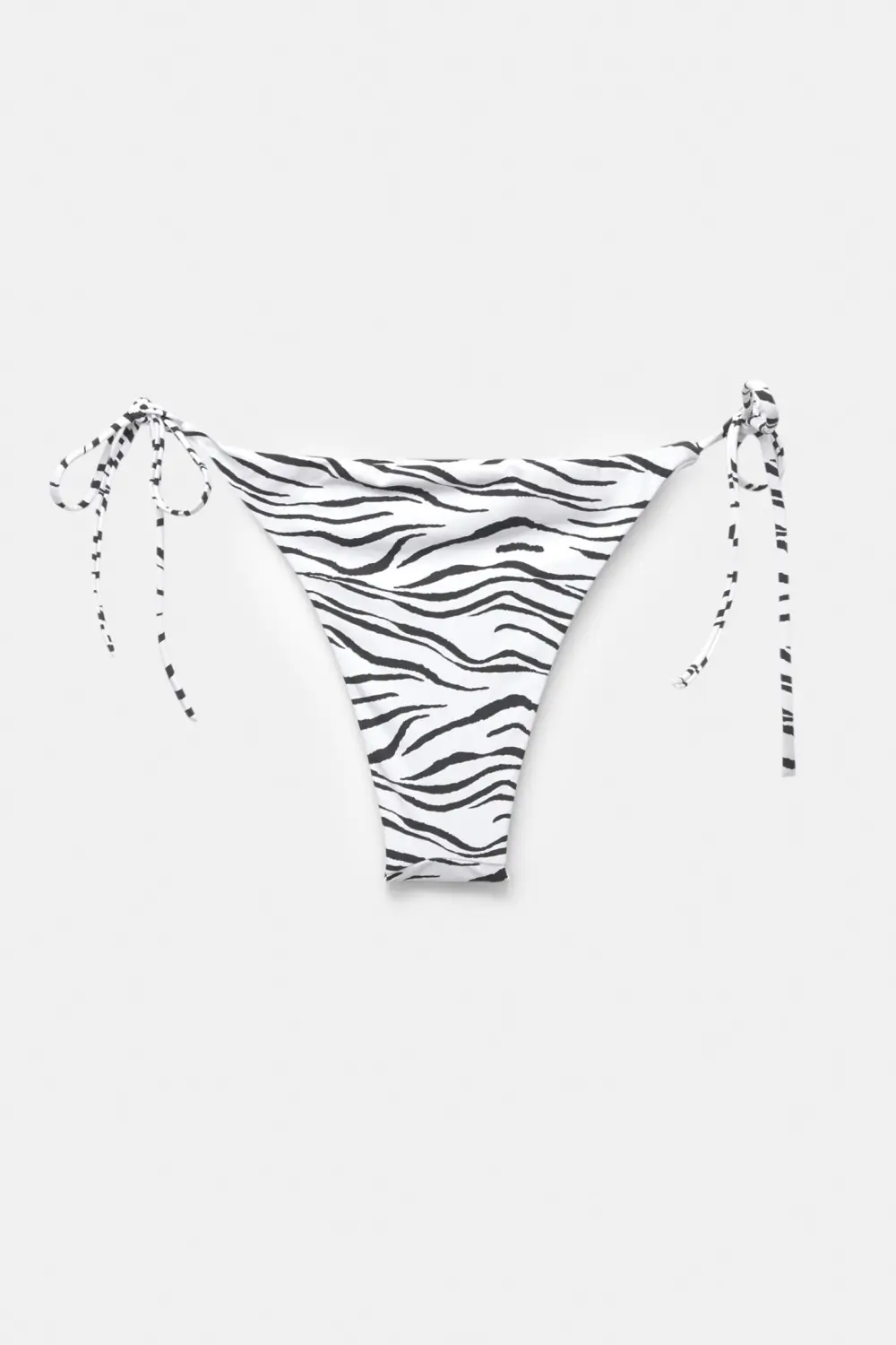 Zebra print bikini bottoms