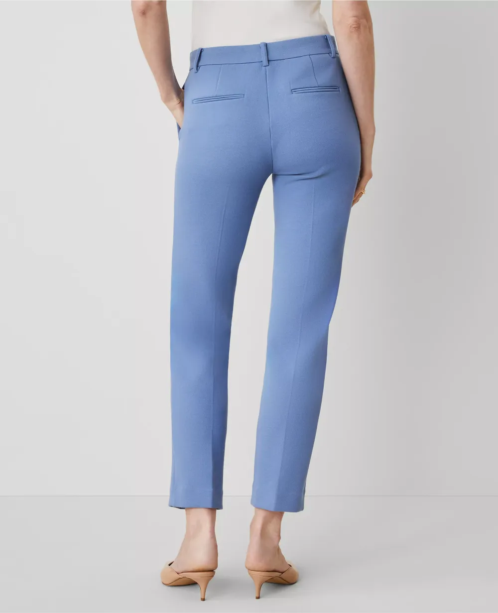 The Eva Ankle Pant in Piqué