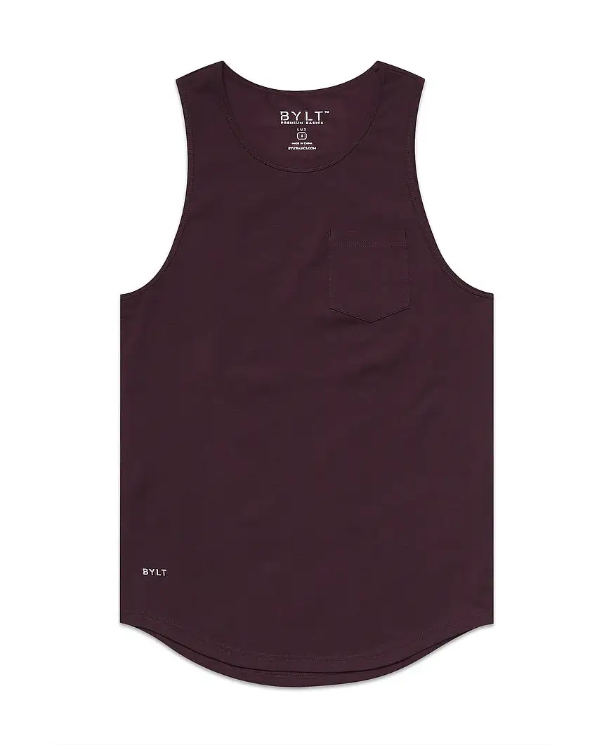 Lux Drop-Cut Pocket Tank