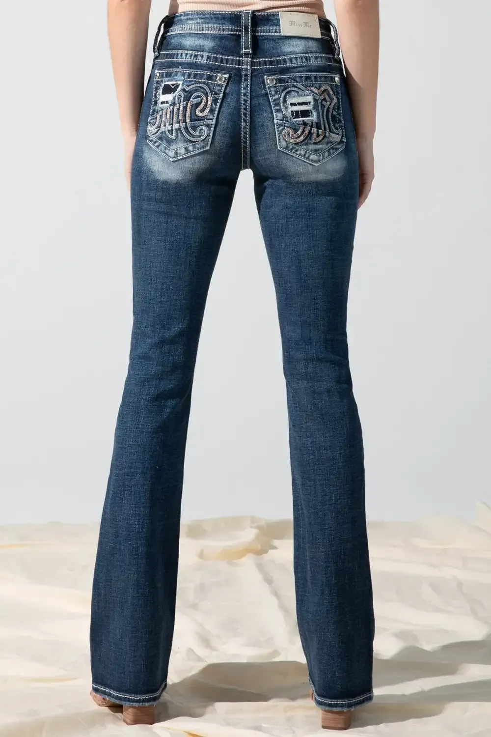 M Logo Bootcut Jeans