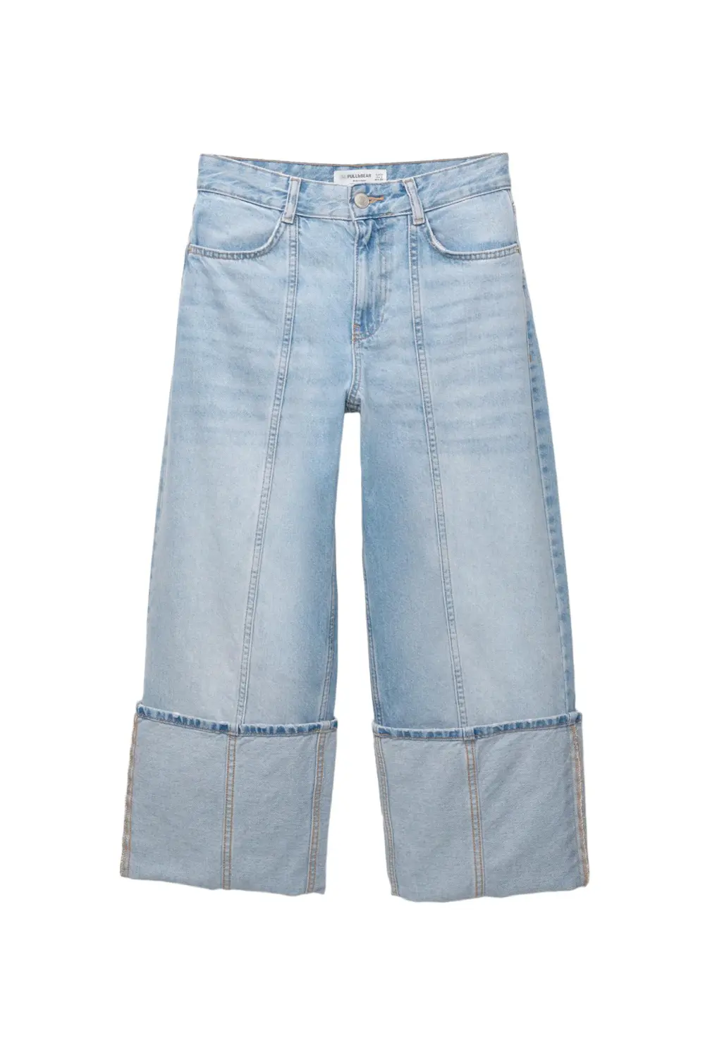 Jeans baggy vuelta bajo