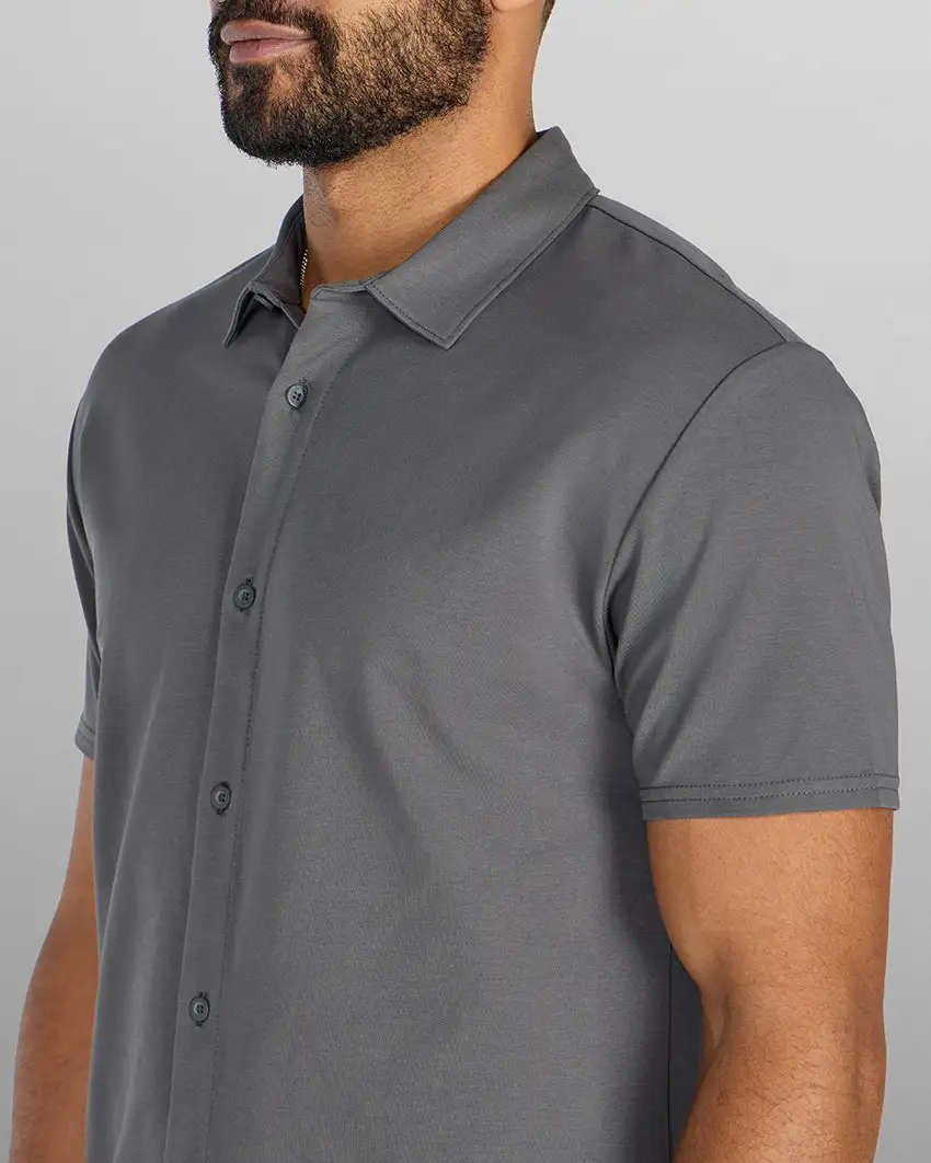 Lux Short Sleeve Button Down