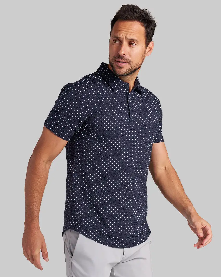 Drop-Cut: Lux Dotted Polo