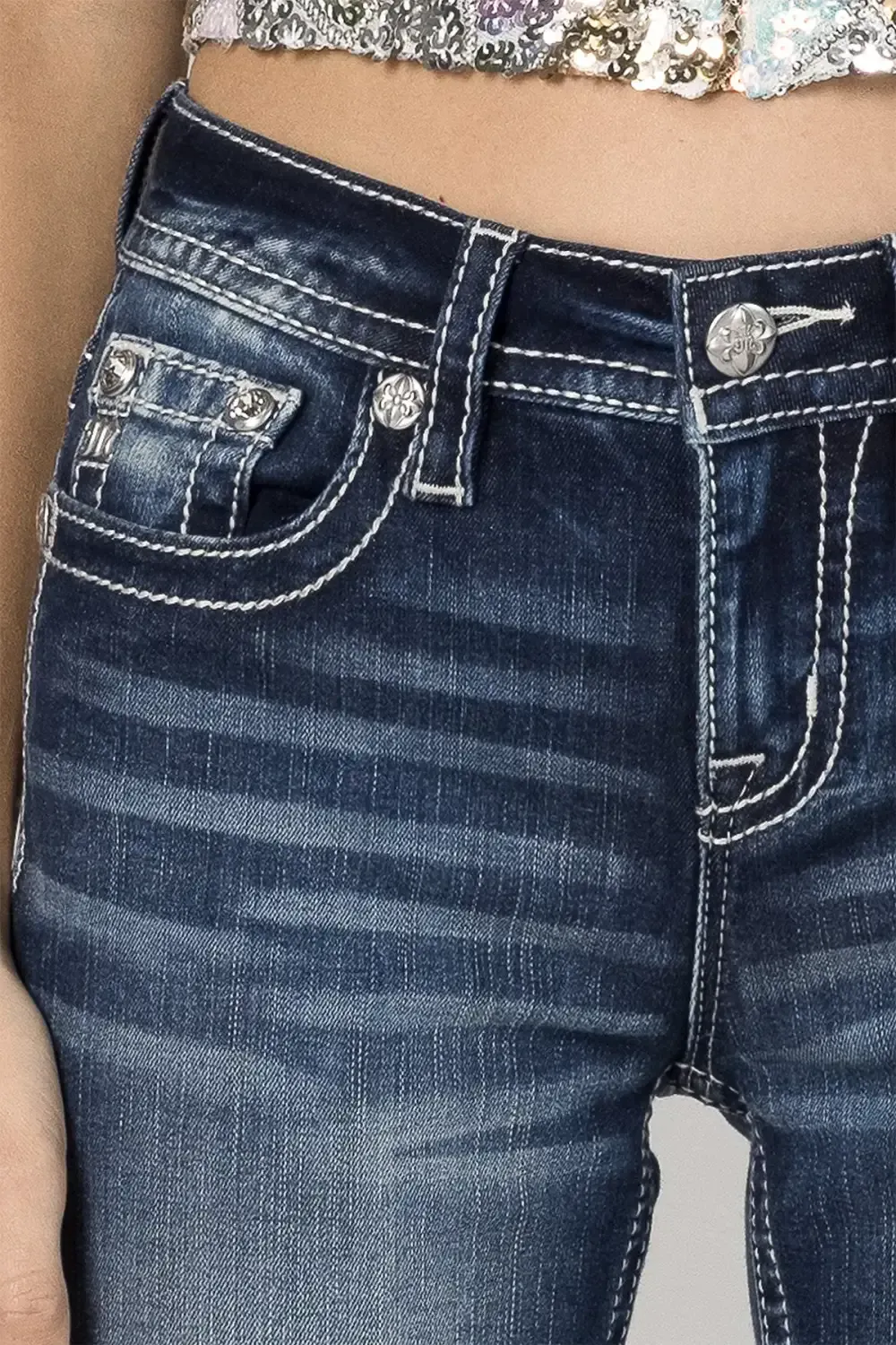 Fantastic Fleur De Lis Skinny Jeans