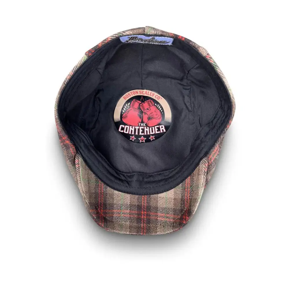 The Contender Boston Scally Cap - Ale-Wood Plaid