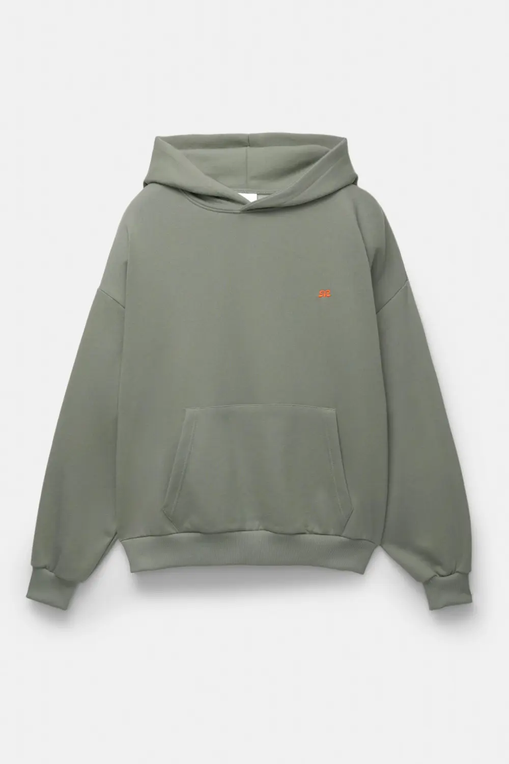 Sudadera capucha logo bordado