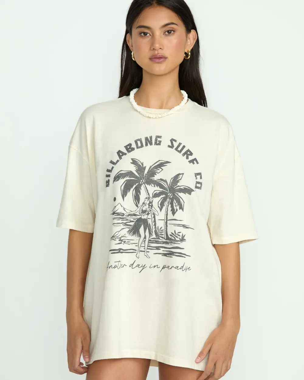 This Is Tropical Tee - Whitecap
