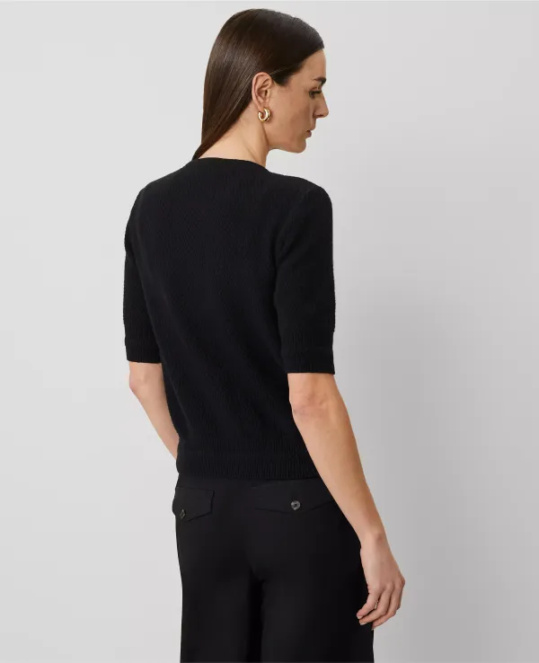Blouson Sleeve Stitch Cardigan
