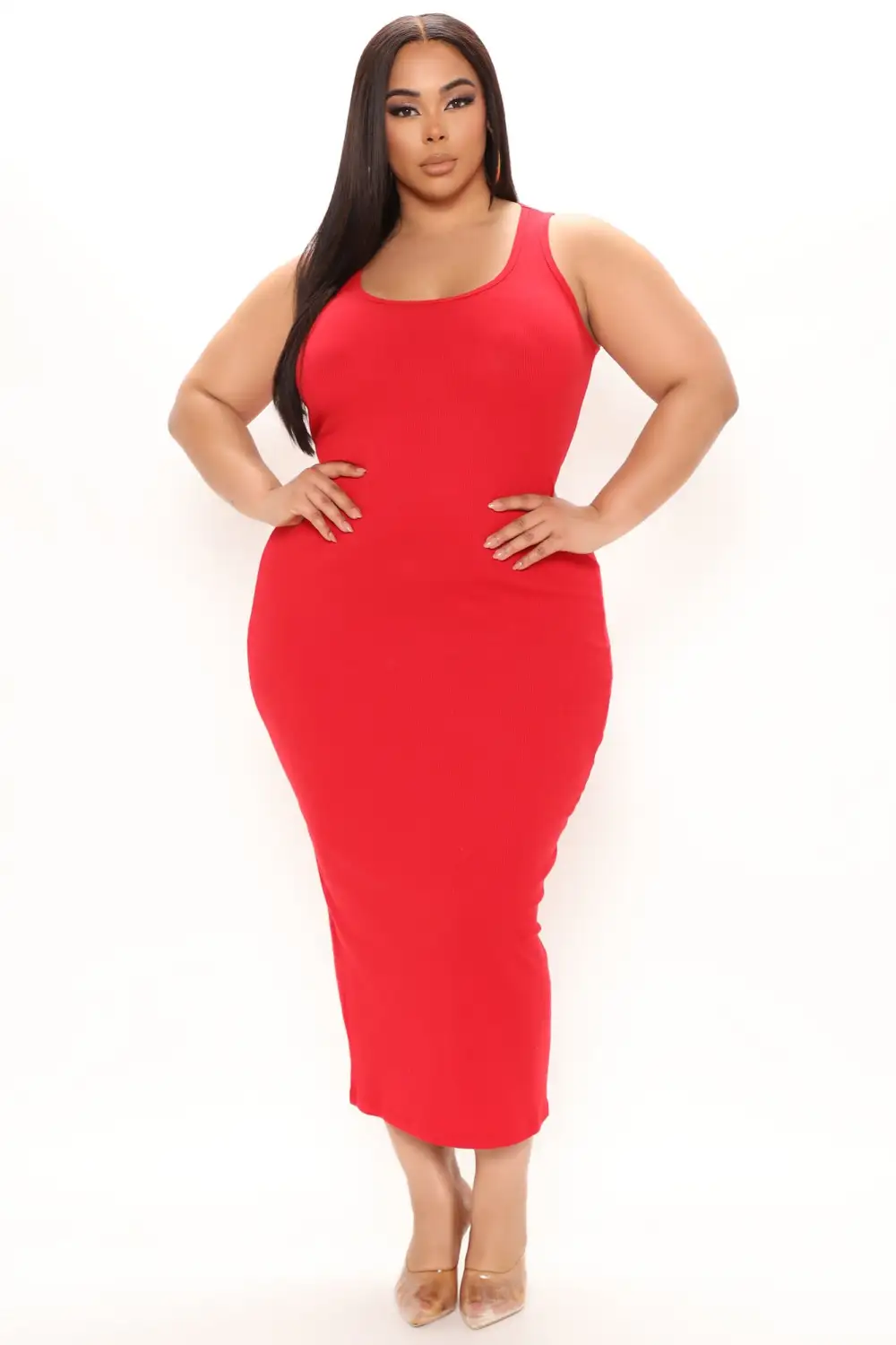 Mulberry Street Maxi Dress - Red