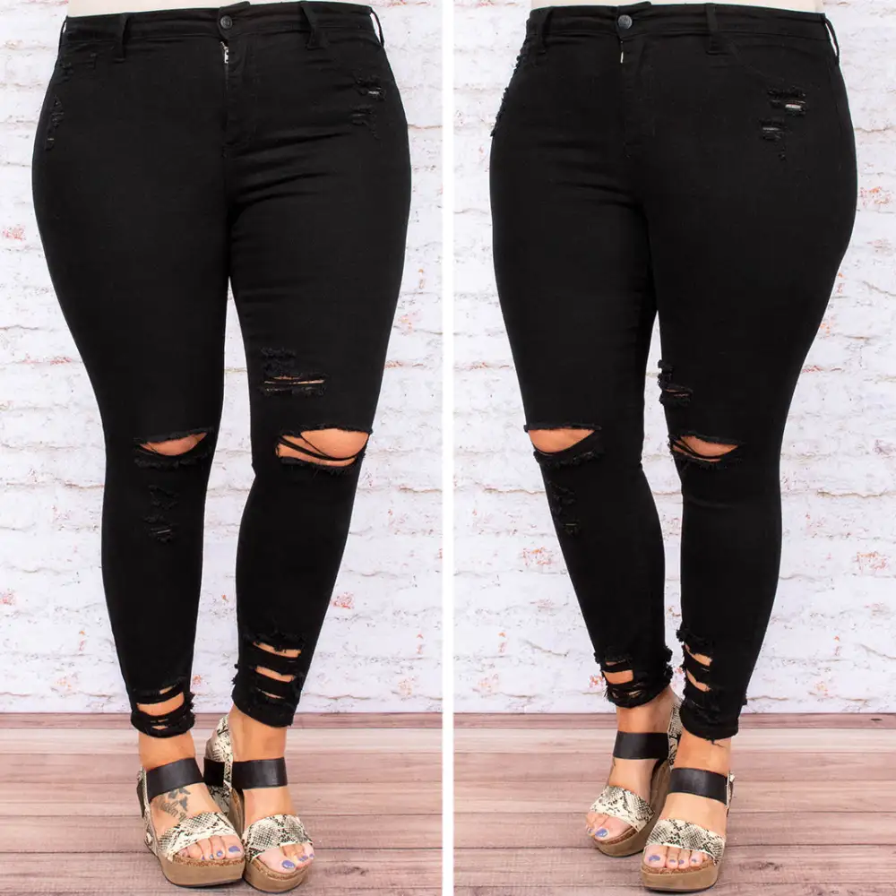 Blank Slate Skinny Jeans, Black