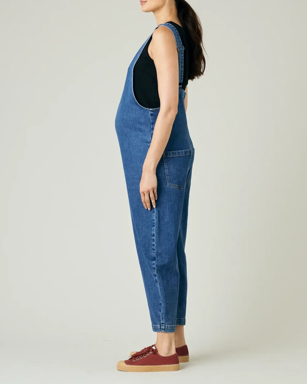 MID BLUE DENIM JUMPSUIT