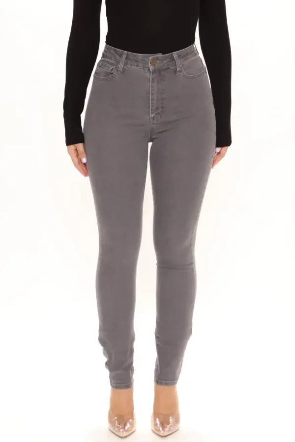 Tall The Right Angles Skinny Jeans - Grey
