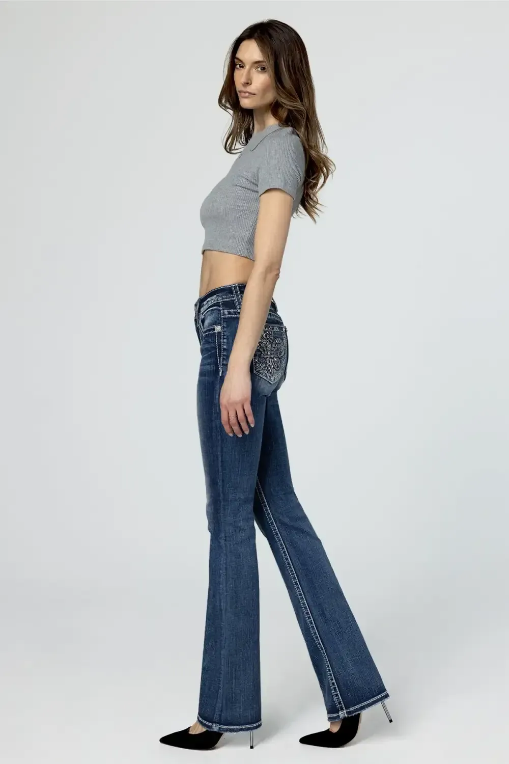 Fleur Glass Bootcut Jeans