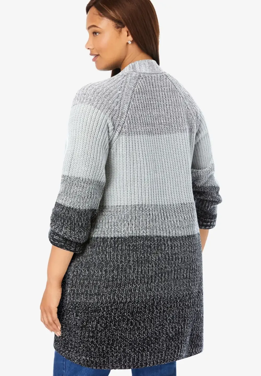 Ombre Shaker Cardigan