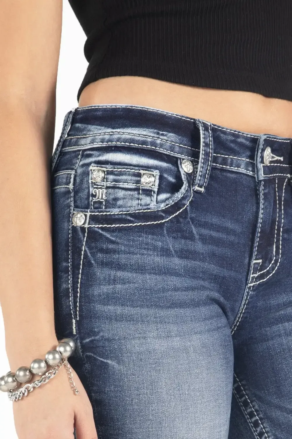 Cow Printed Dreamcatcher Bootcut Jeans