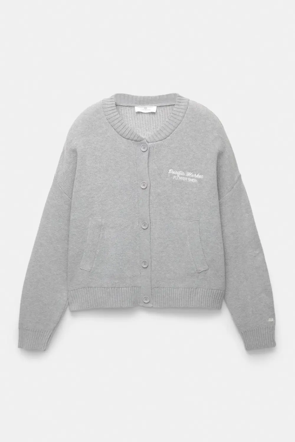 Chaqueta beisbolera texto bordado