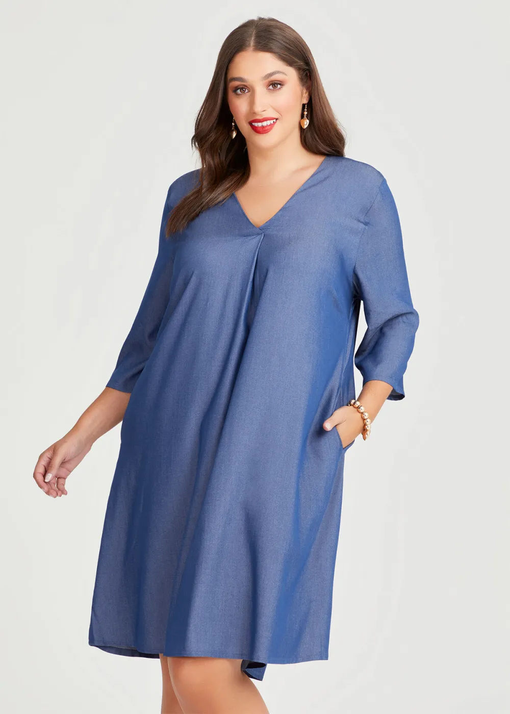 Denim Stretch Natural Dress