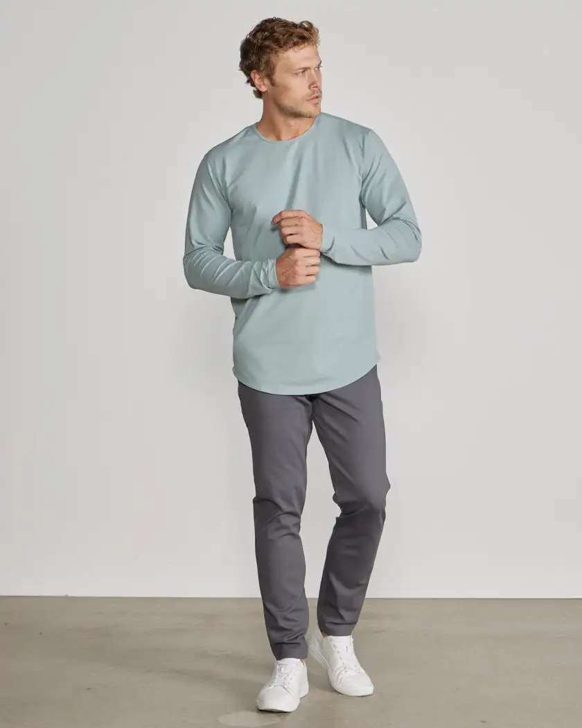 Drop-Cut Long Sleeve: Lux