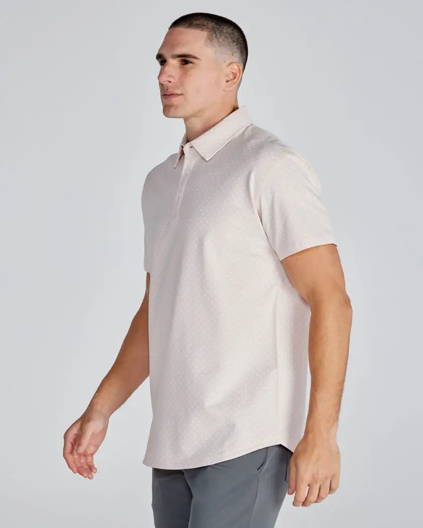 Drop-Cut: Lux Dotted Polo