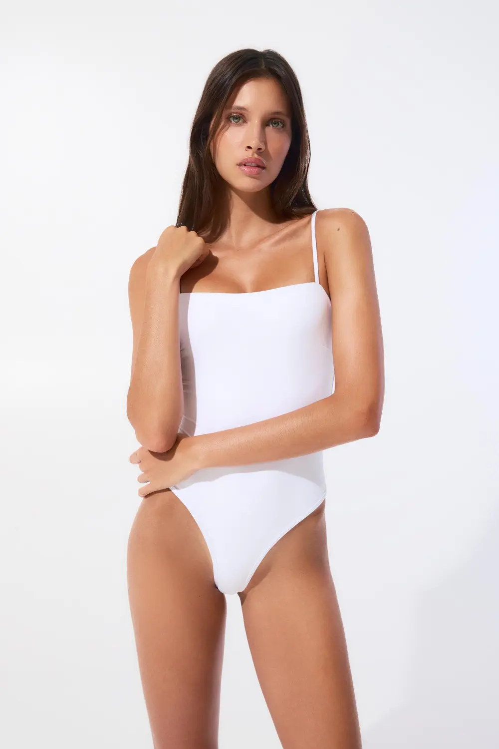 Basic strappy bathing suit