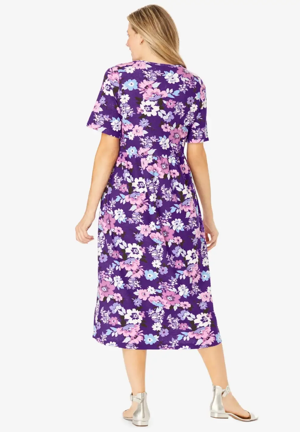 Button-Front Essential Dress