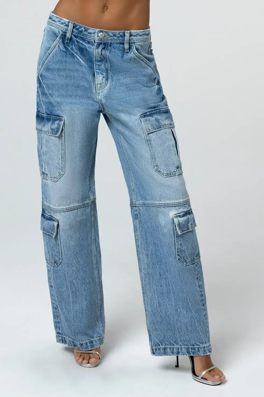Posh Denim Cargo