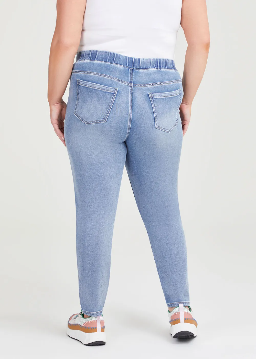 Moto Pull On Jeans