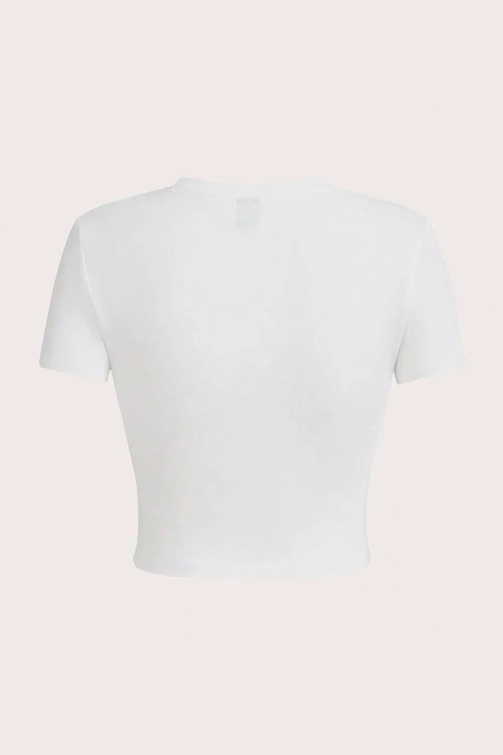 Ladies casual simple letter short sleeve T-shirt