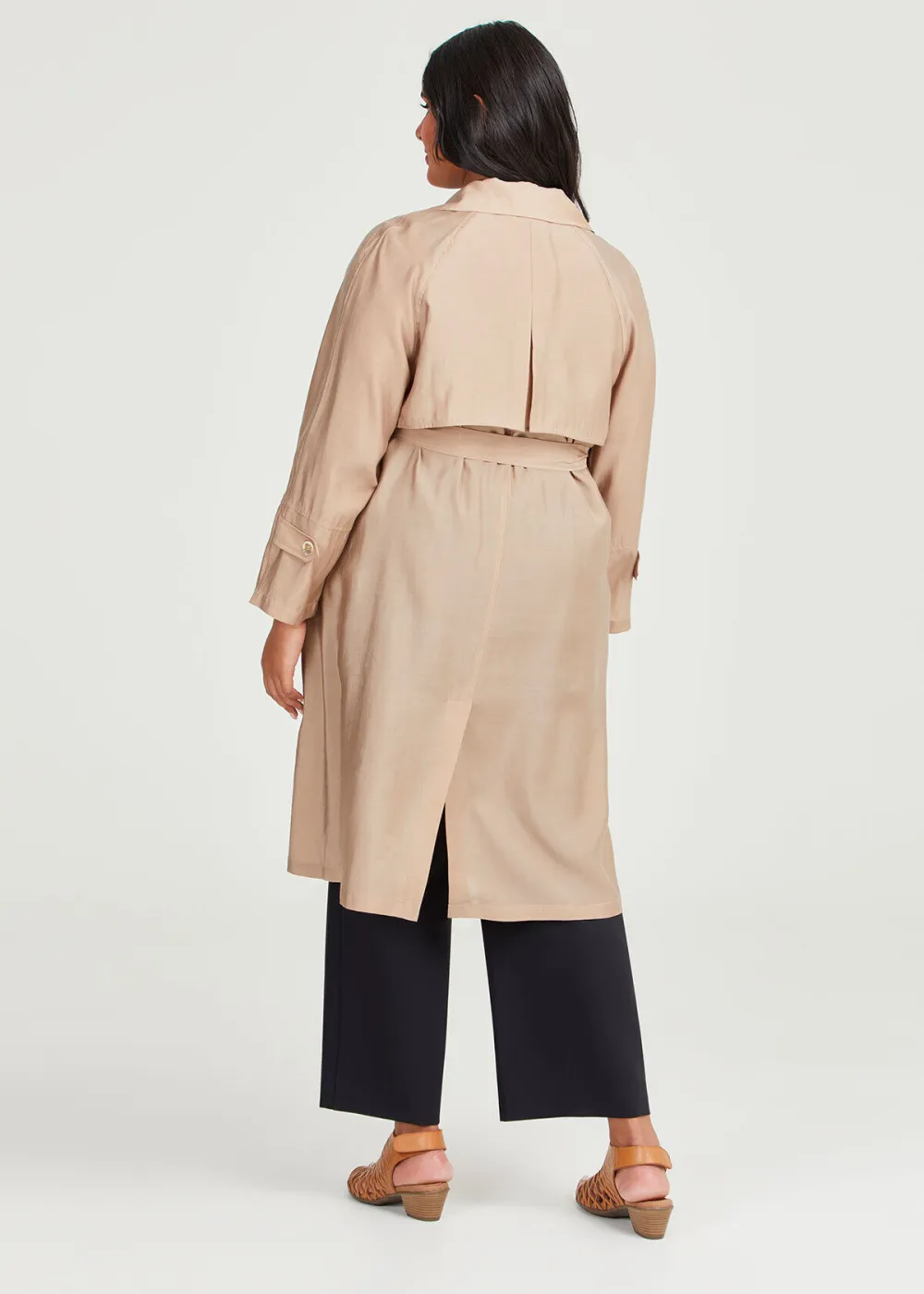 Light Natural Trench Coat