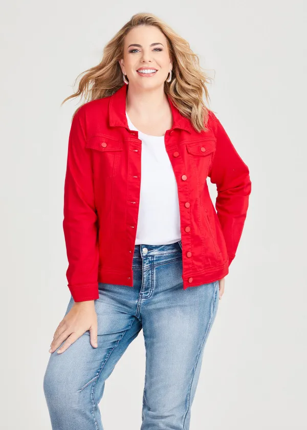 Coloured Classic Denim Jacket