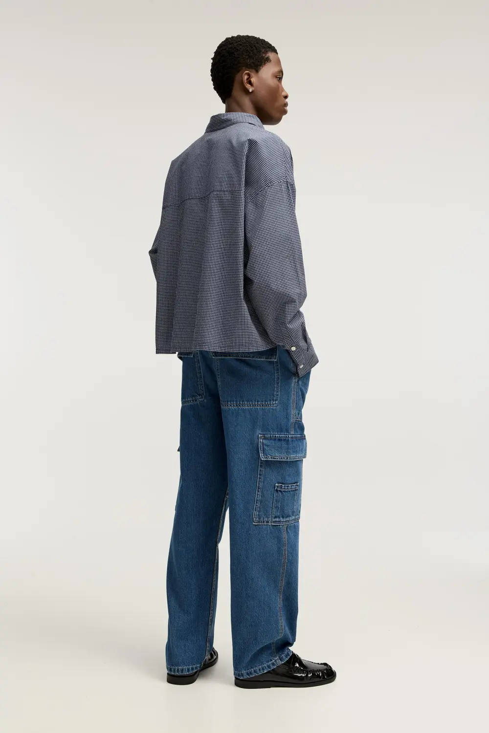 Straight-leg cargo jeans